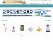 Tablet Screenshot of discovercbd.com